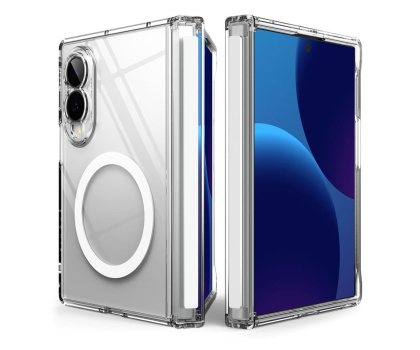 Etui do telefonów Ringke Fusion Flap Magnetic Magsafe do Galaxy Z Fold 8 Clear